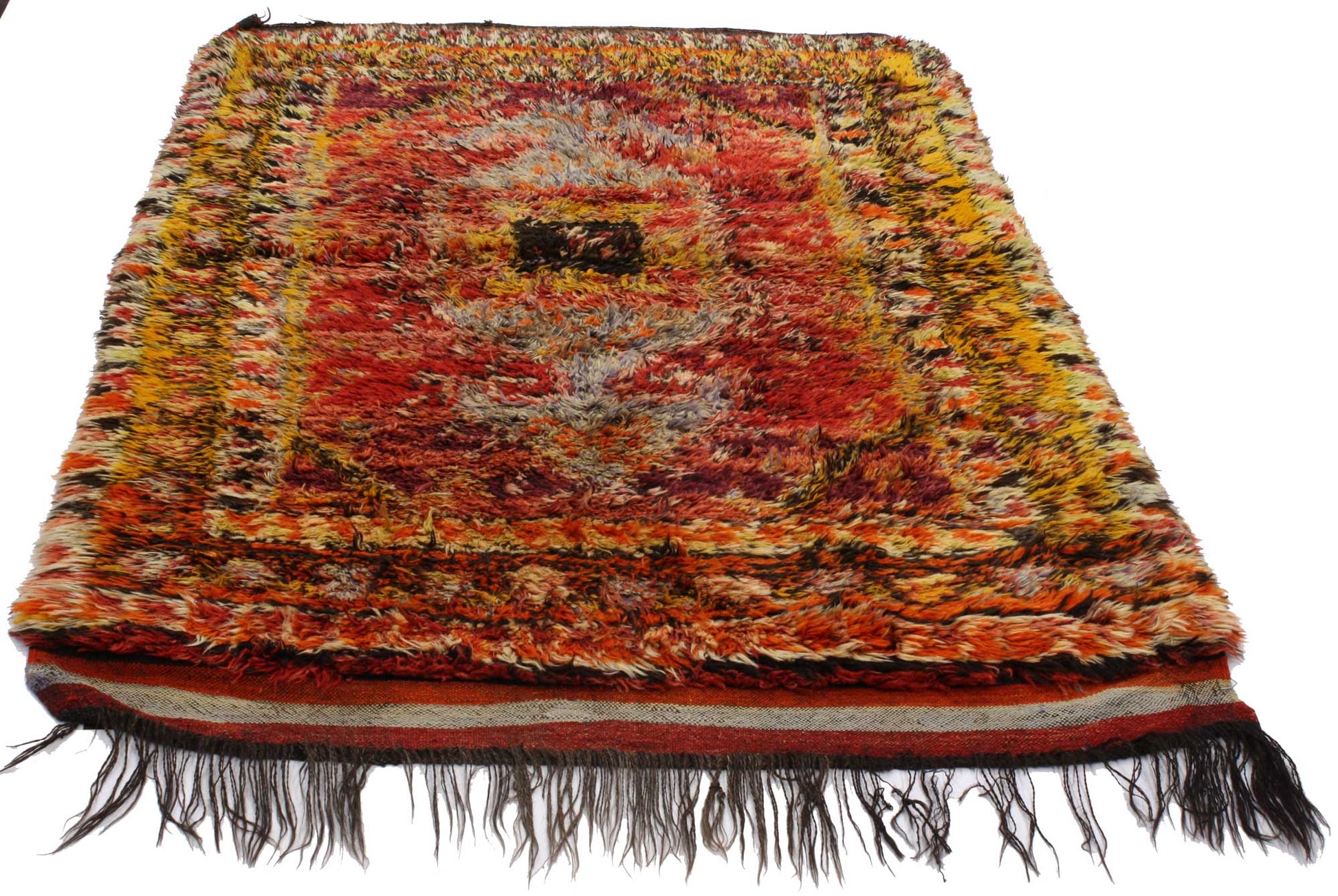 4 x 6 Vintage Turkish Tulu Rug 51116