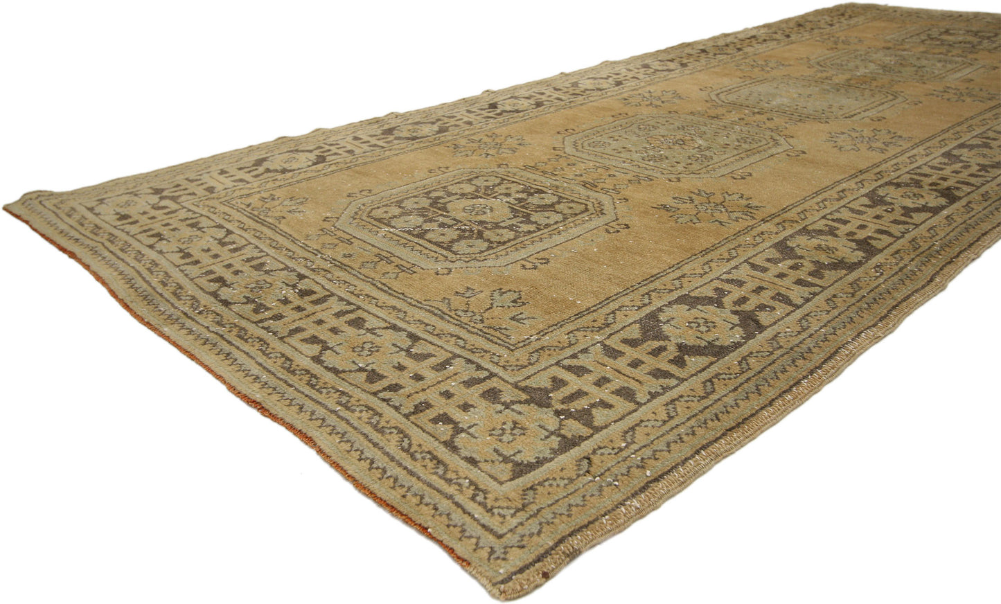 5 x 12 Vintage Turkish Oushak Rug 51146
