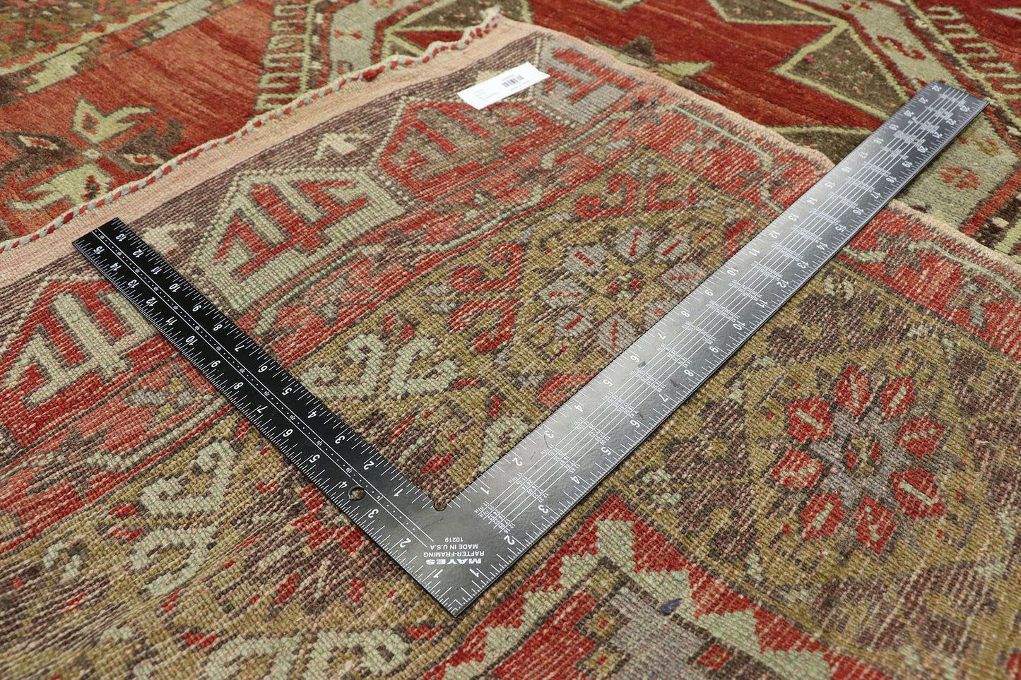 5 x 15 Vintage Turkish Oushak Rug 51150