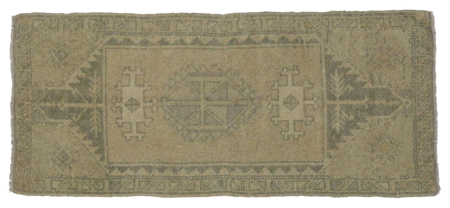 1 x 3 Vintage Yastik Rug 51241