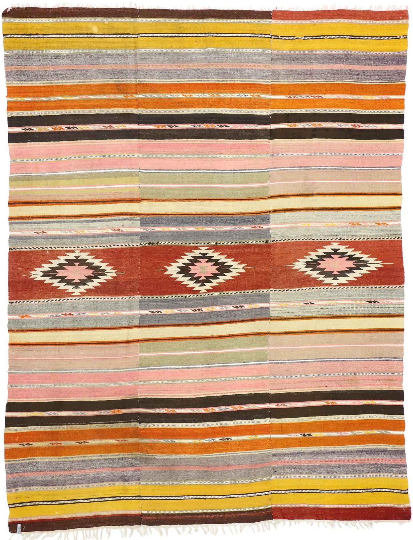 5 x 7 Vintage Kilim Rug 51279