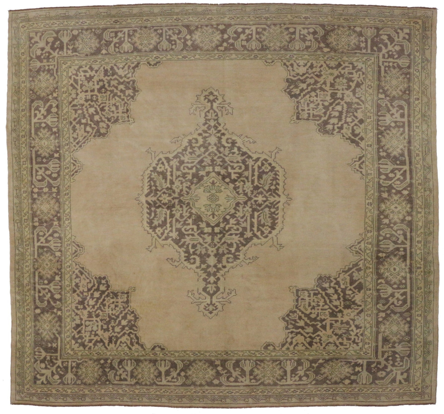 11 x 12 Vintage Oushak Rug 51298