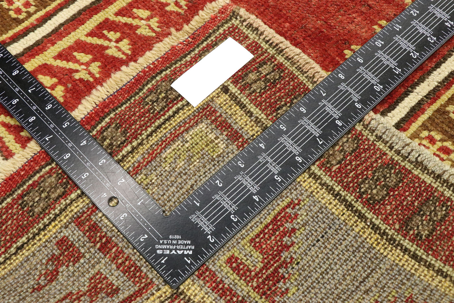 3 x 5 Vintage Turkish Oushak Prayer Rug 51316