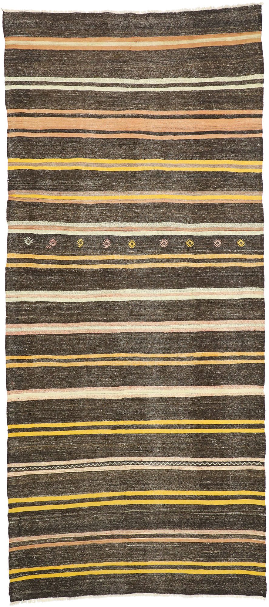 6 x 13 Vintage Turkish Kilim Rug 51332