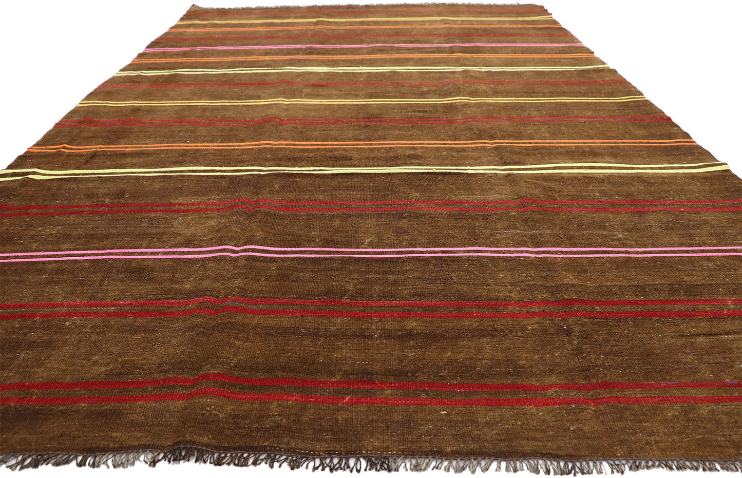 7 x 12 Vintage Turkish Kilim Rug 51334