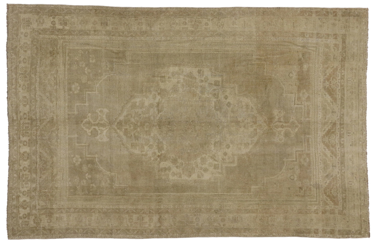 7 x 11 Vintage Oushak Rug 51354