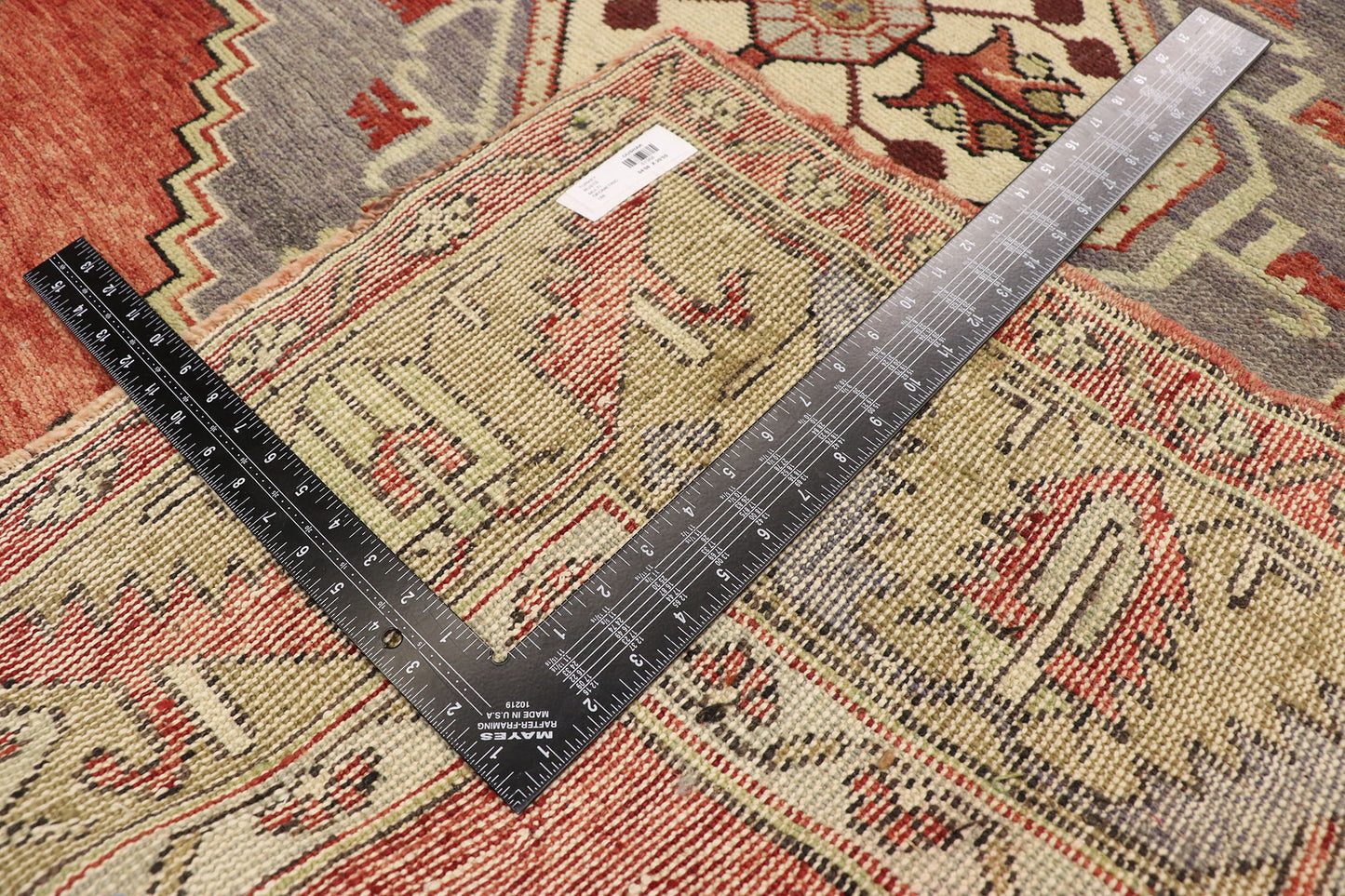 5 x 20 Vintage Turkish Oushak Runner 51358