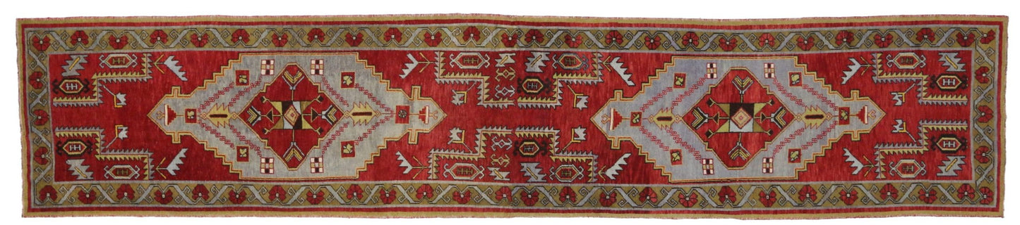 4 x 19 Vintage Oushak Runner 51364