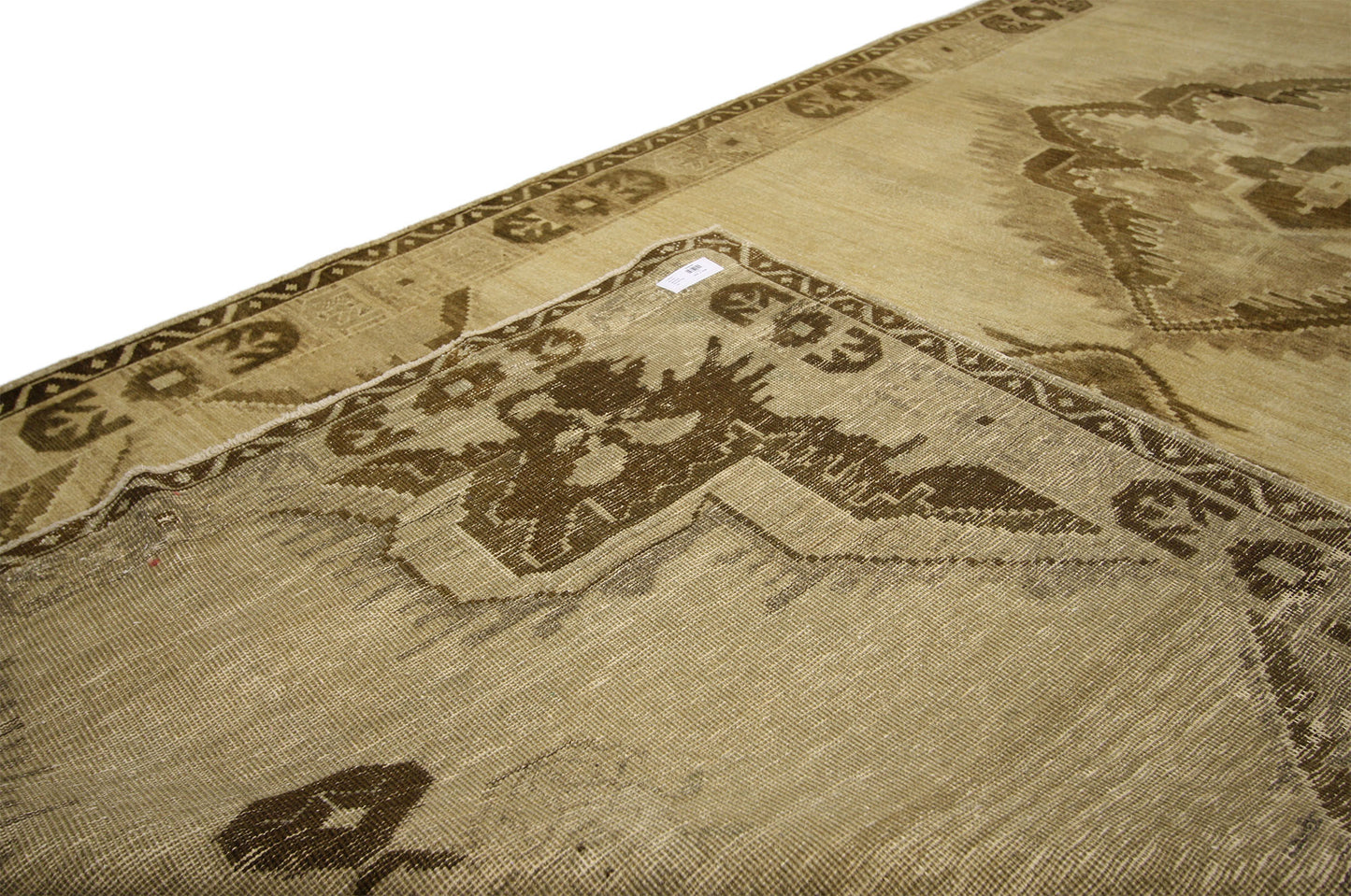 5 x 13 Vintage Turkish Oushak Rug 51370