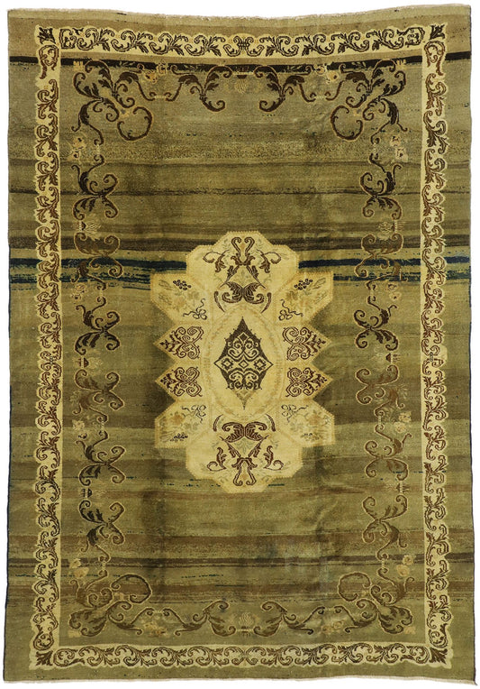 7 x 11 Vintage Turkish Kars Rug 51380