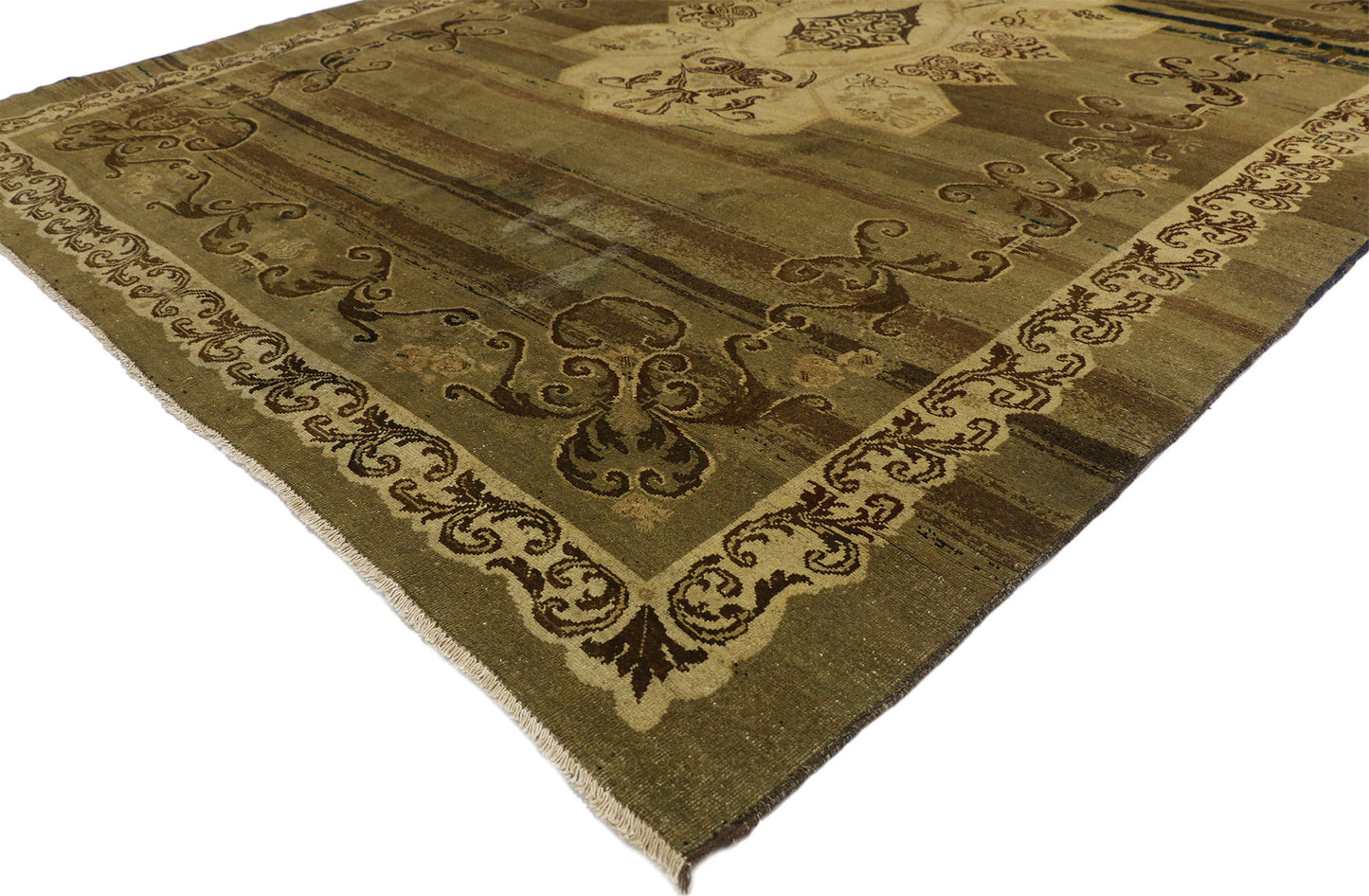 7 x 11 Vintage Turkish Kars Rug 51380