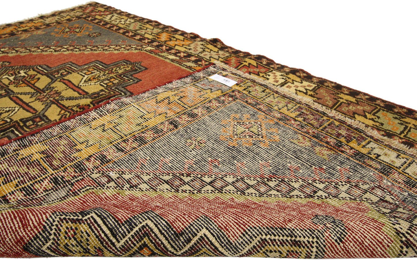 4 x 6 Vintage Oushak Rug 51388