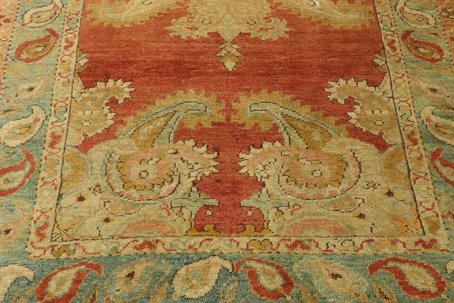 3 x 5 Vintage Turkish Oushak Rug 51395