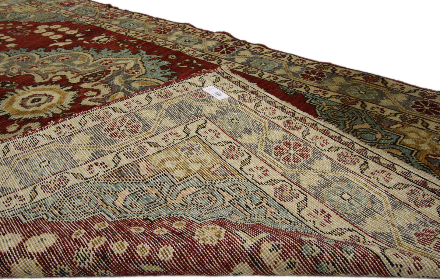 4 x 7 Vintage Oushak Rug 51399