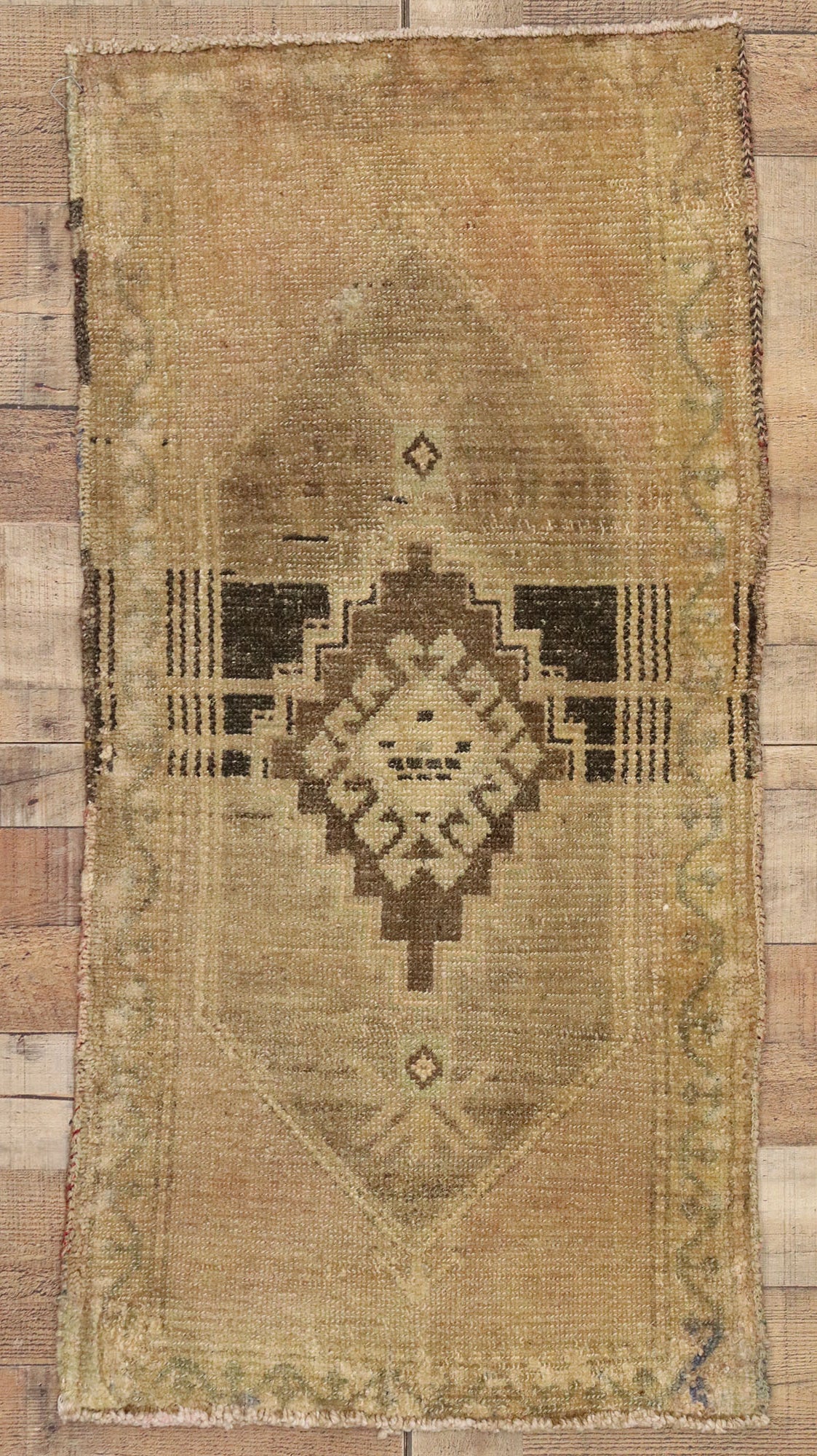 2 x 4 Vintage Turkish Yastik Rug 51431