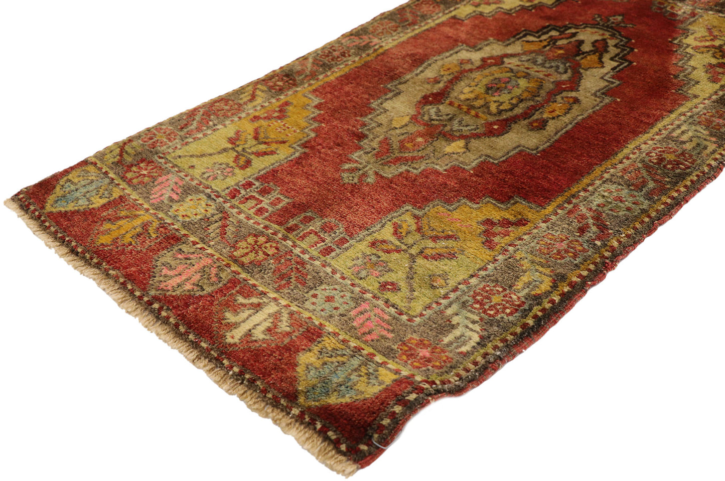 2 x 3 Vintage Turkish Yastik Rug 51462