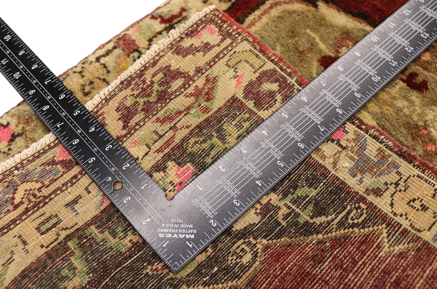 2 x 3 Vintage Turkish Yastik Rug 51491