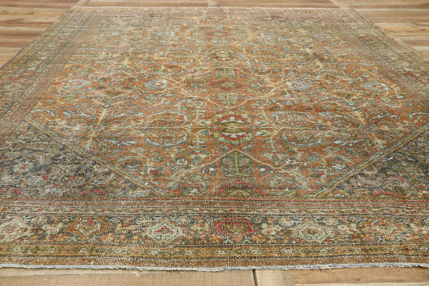 8 x 11 Antique Persian Mahal Rug 51522