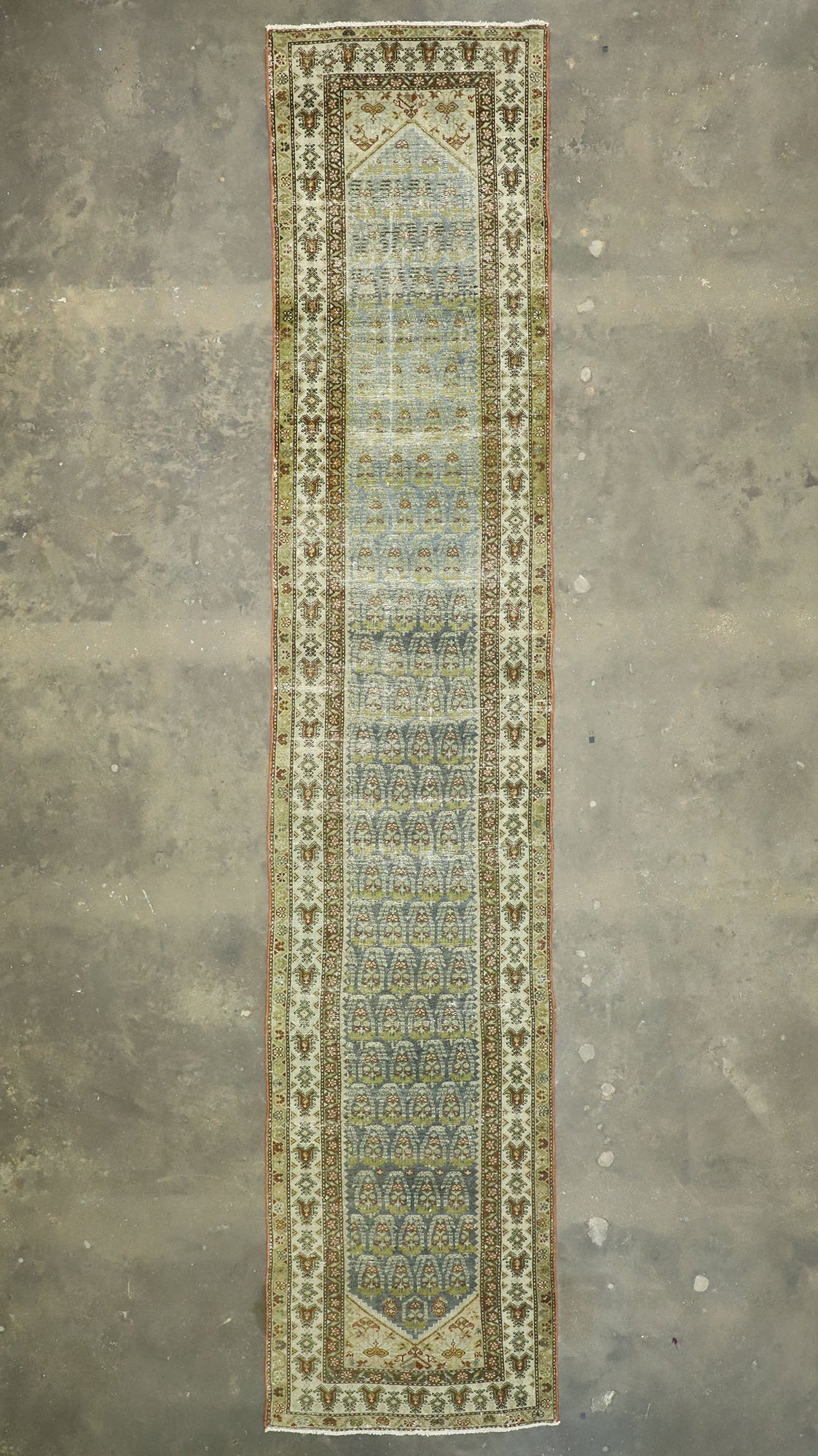 3 x 17 Antique Persian Malayer Rug 51524