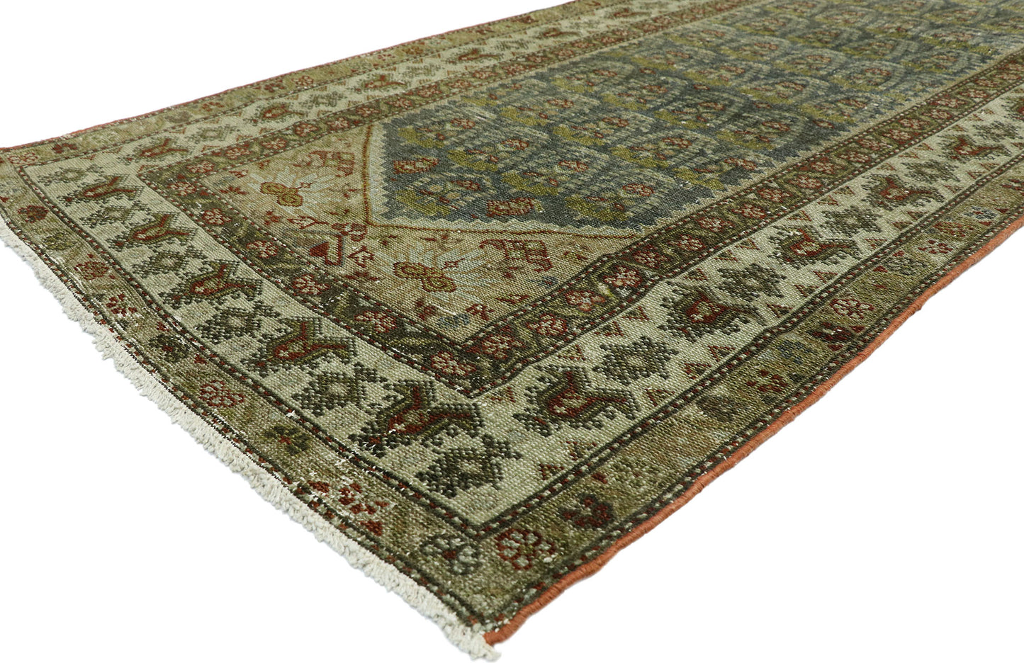 3 x 17 Antique Persian Malayer Rug 51524