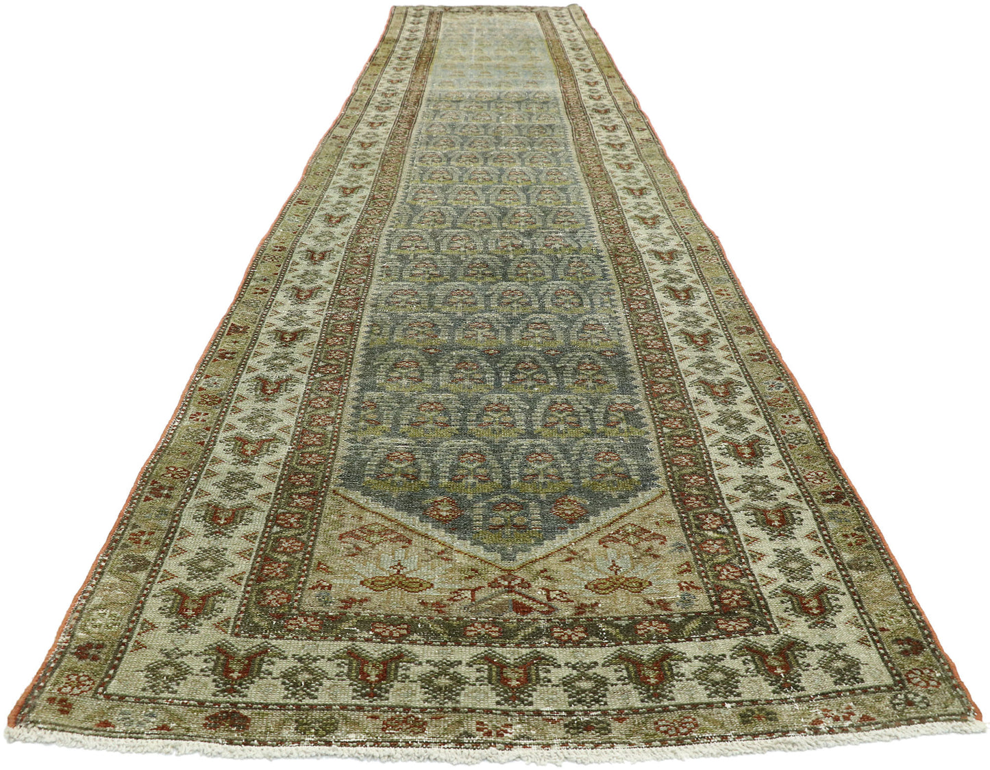3 x 17 Antique Persian Malayer Rug 51524