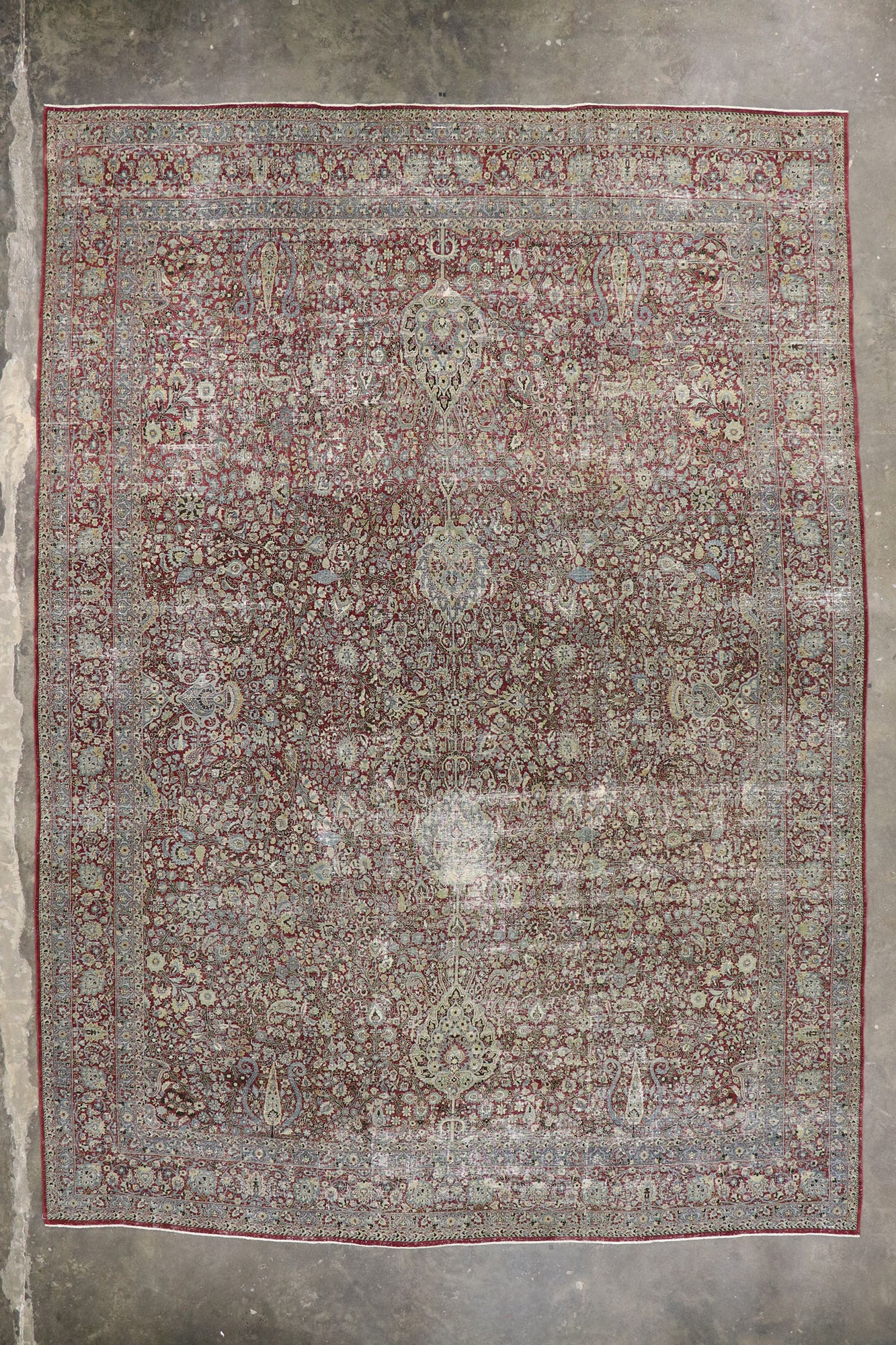 12 x 16 Antique Persian Kerman Rug 51527