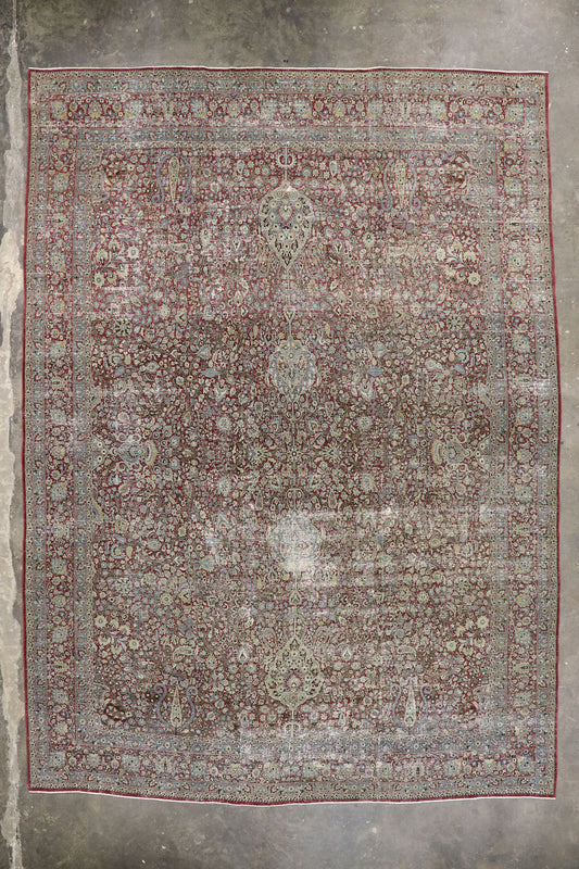 12 x 16 Antique Persian Kerman Rug 51527