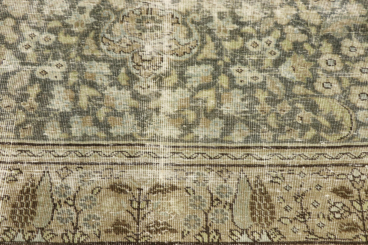 5 x 6 Antique Persian Tabriz Rug 51531
