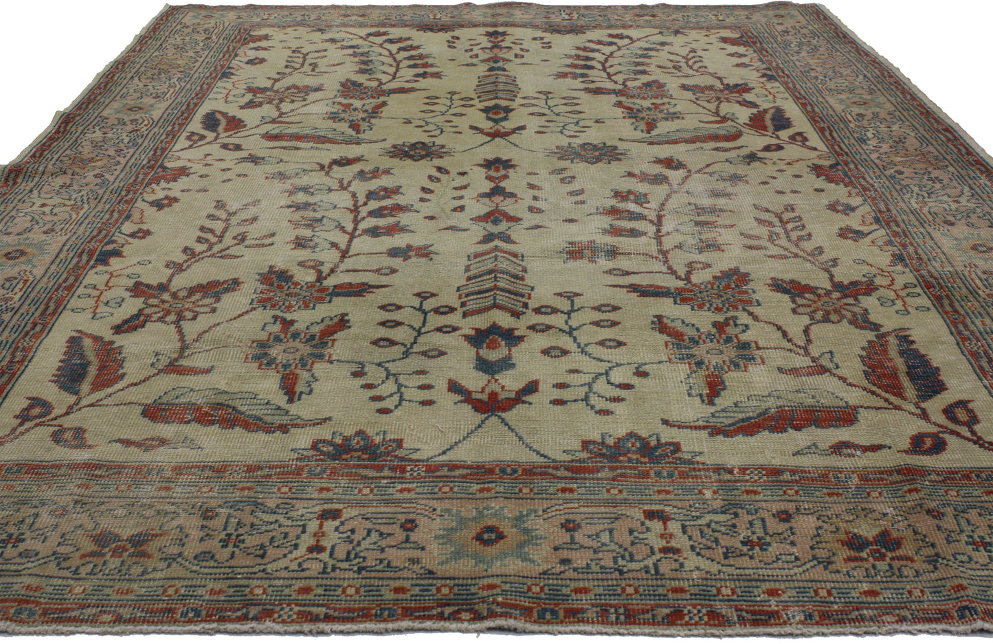 7 x 10 Vintage Turkish Sivas Rug 51537