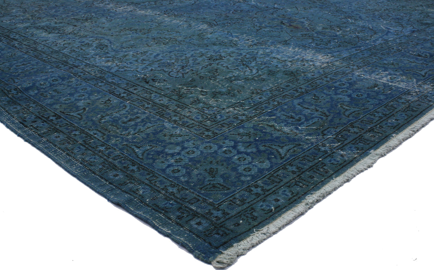 9 x 13 Vintage Overdyed Rug 51541