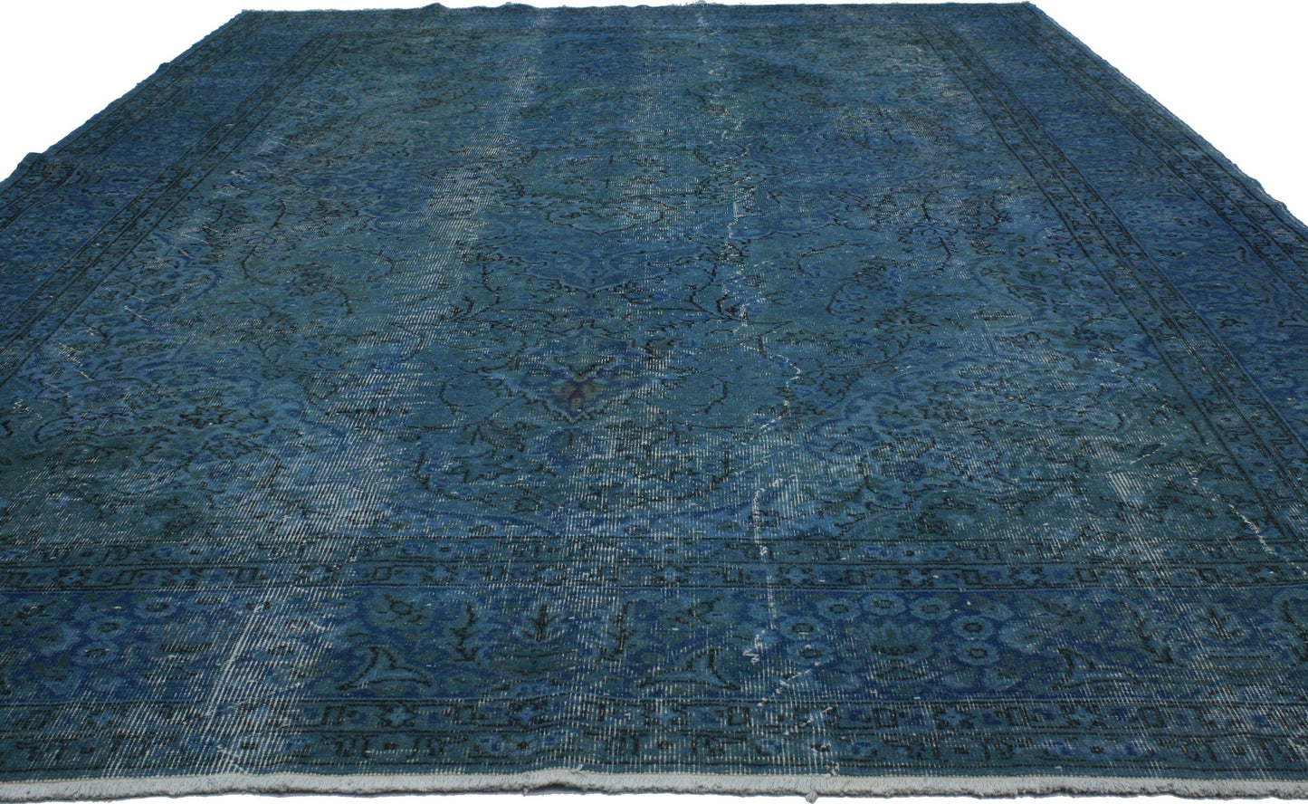 9 x 13 Vintage Overdyed Rug 51541