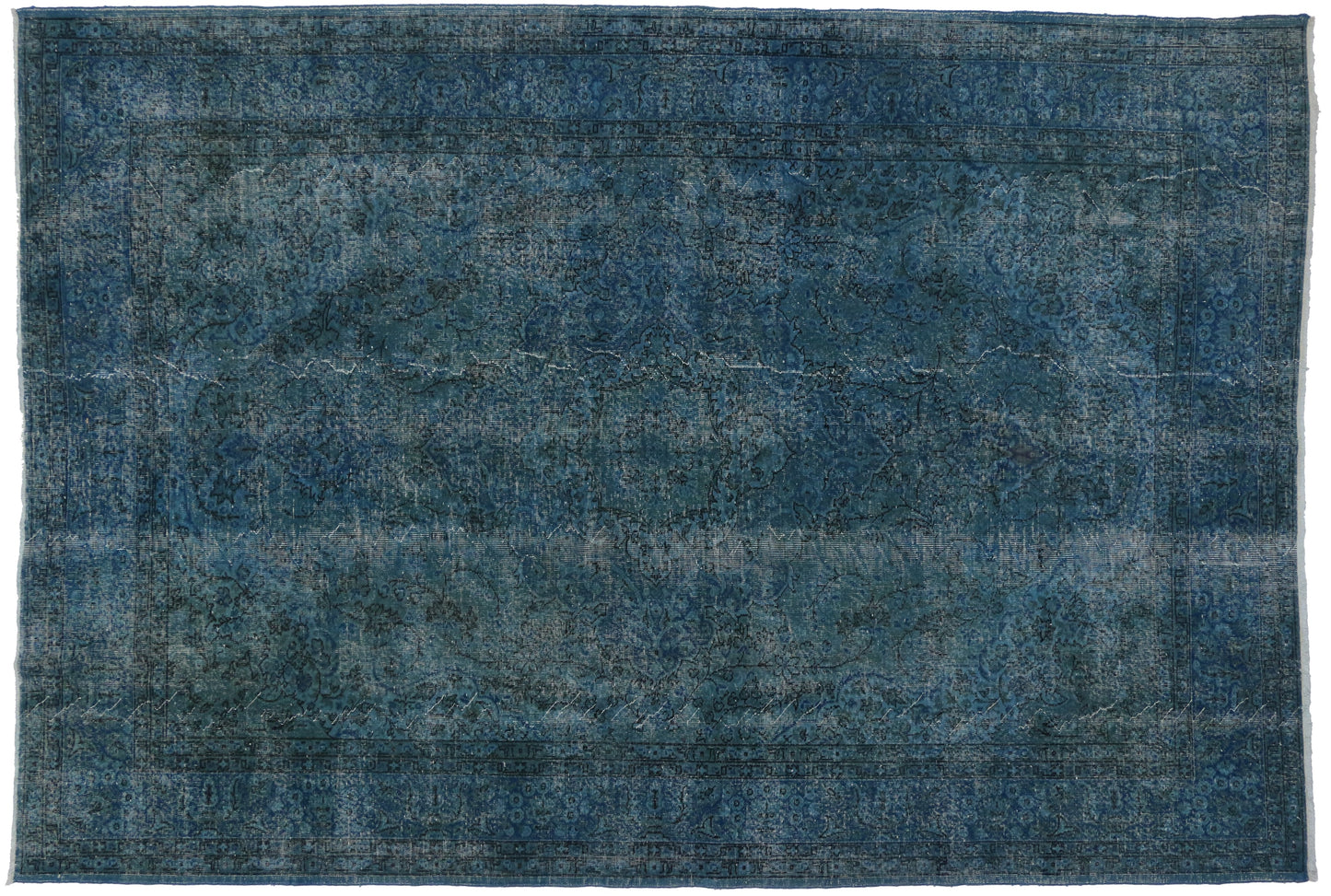 9 x 13 Vintage Overdyed Rug 51541