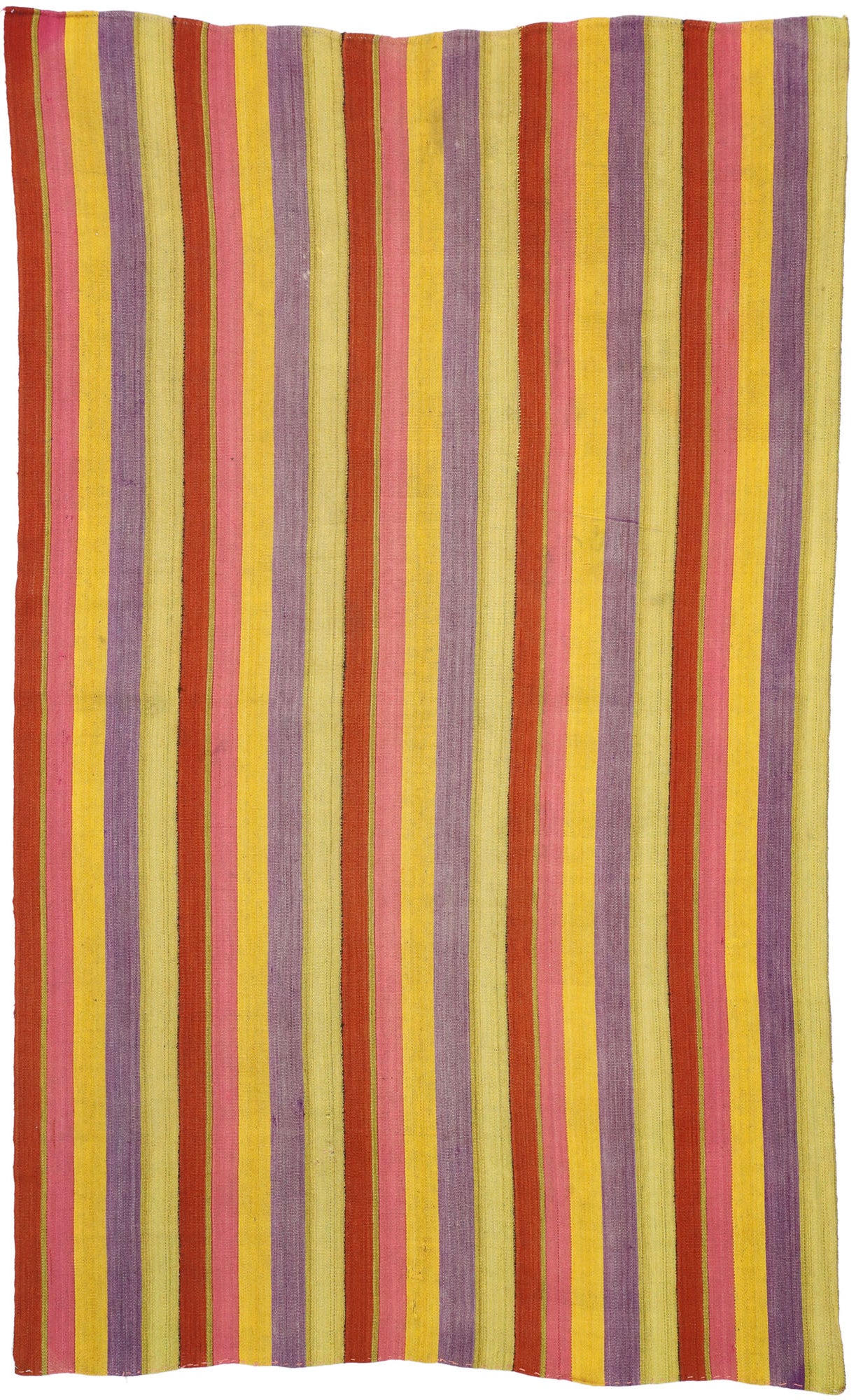 6 x 10 Vintage Turkish Striped Kilim Rug 51553