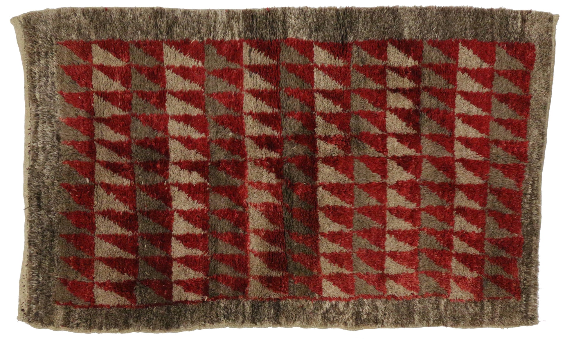 3 x 6 Vintage Turkish Tulu Rug 51555