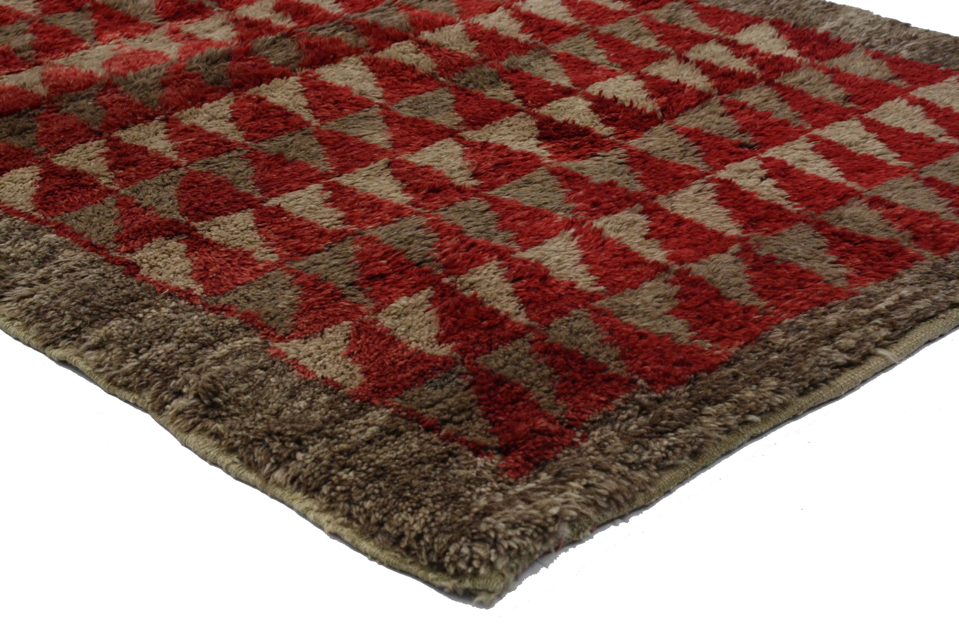 3 x 6 Vintage Turkish Tulu Rug 51555