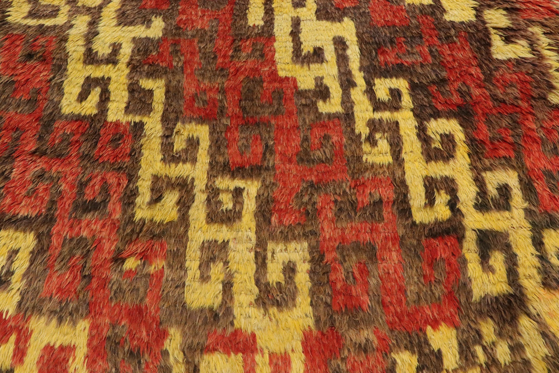 4 x 6 Vintage Turkish Tulu Rug 51556