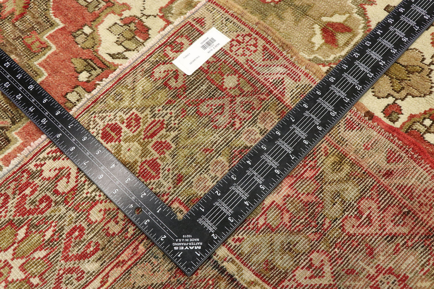 4 x 5 Vintage Oushak Rug 51562