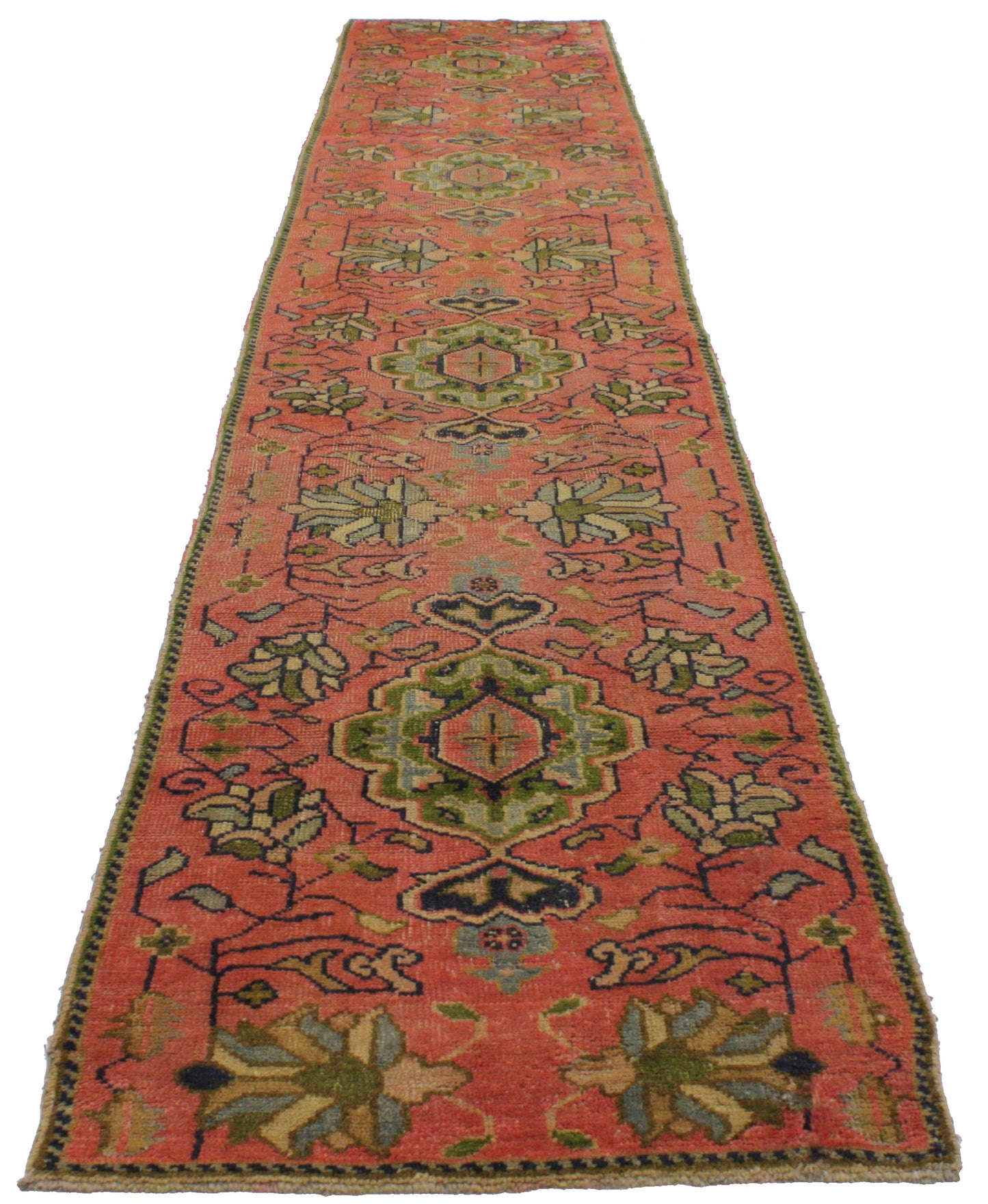 2 x 11 Vintage Oushak Rug 51563