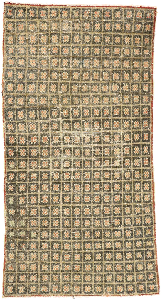 2 x 4 Vintage Turkish Tulu Rug 51564