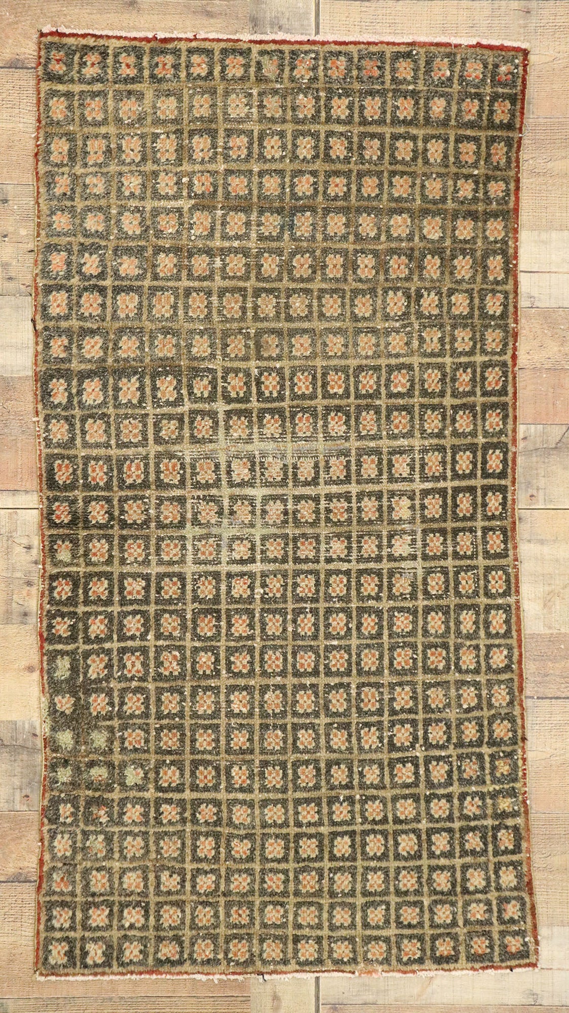 2 x 4 Vintage Turkish Tulu Rug 51564