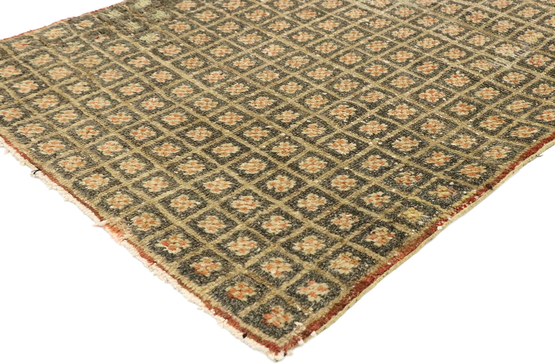 2 x 4 Vintage Turkish Tulu Rug 51564