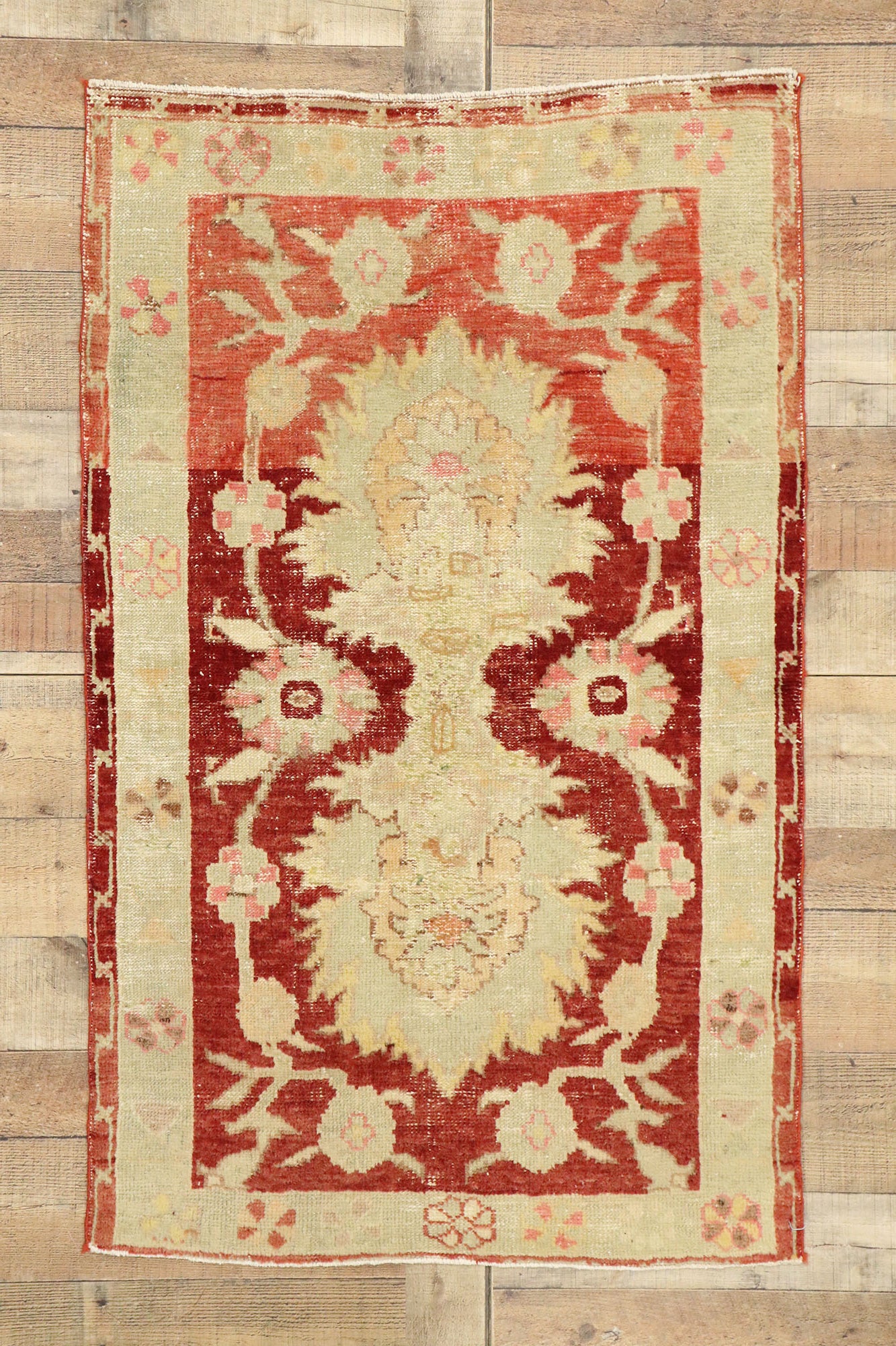 3 x 4 Vintage Oushak Rug 51567
