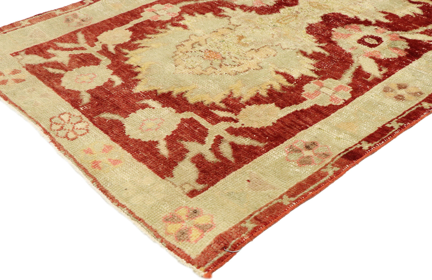 3 x 4 Vintage Oushak Rug 51567