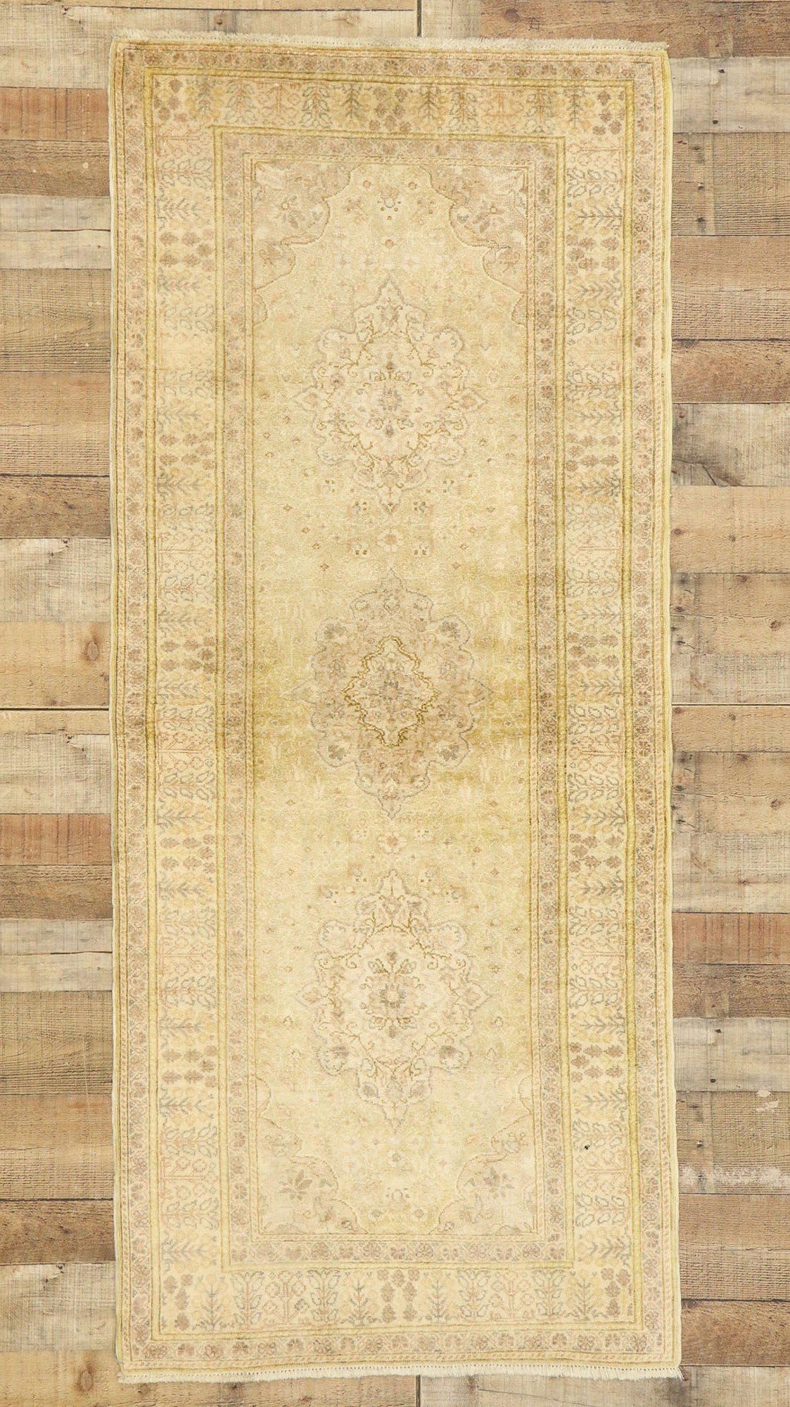 3 x 7 Vintage Oushak Rug 51575