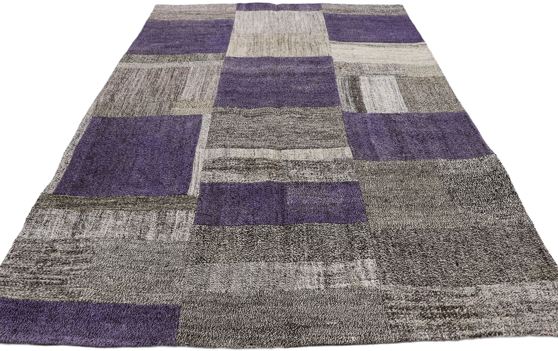 4 x 6 Vintage Turkish Patchwork Rug 51583