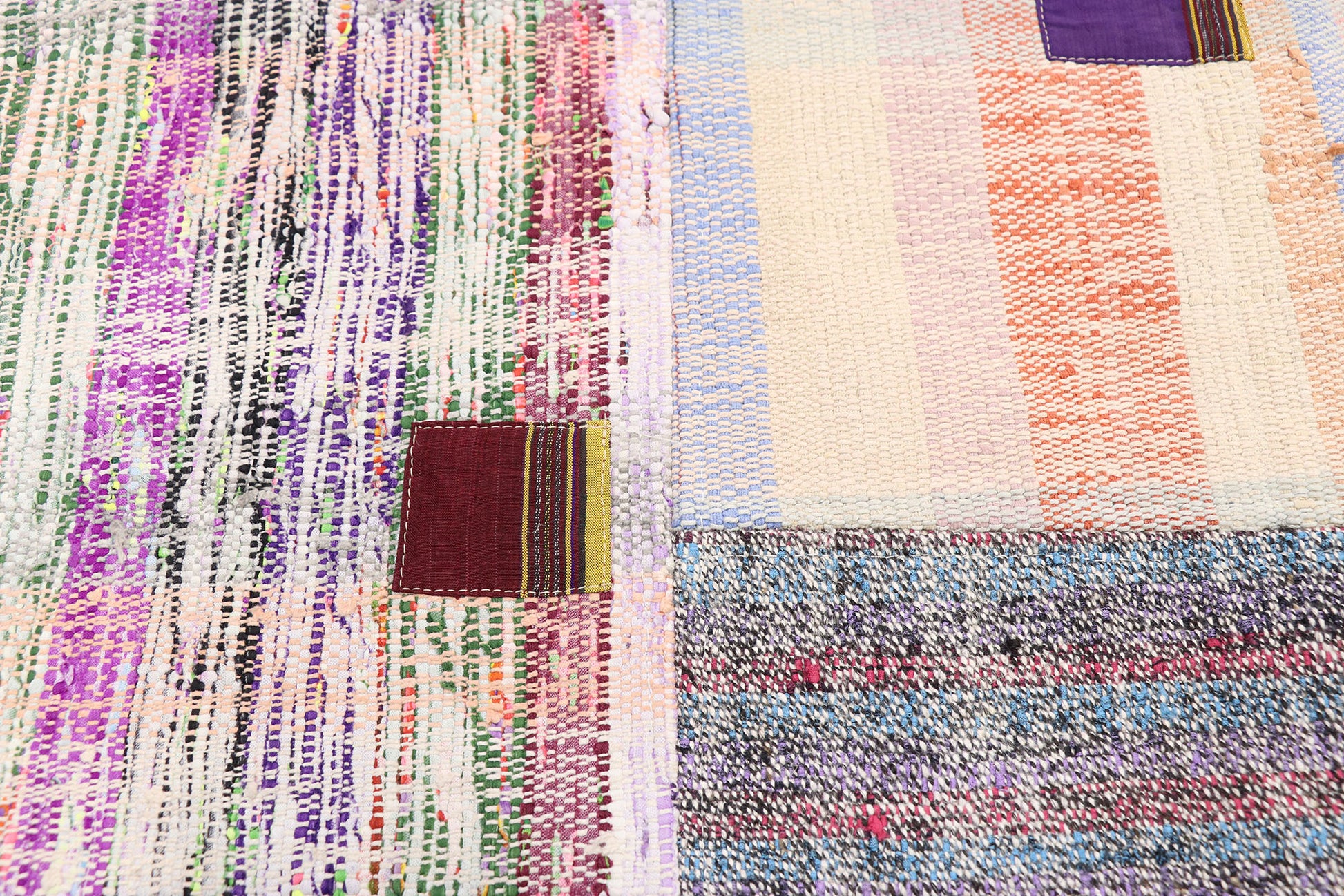 6 x 6 Vintage Turkish Patchwork Rug 51584