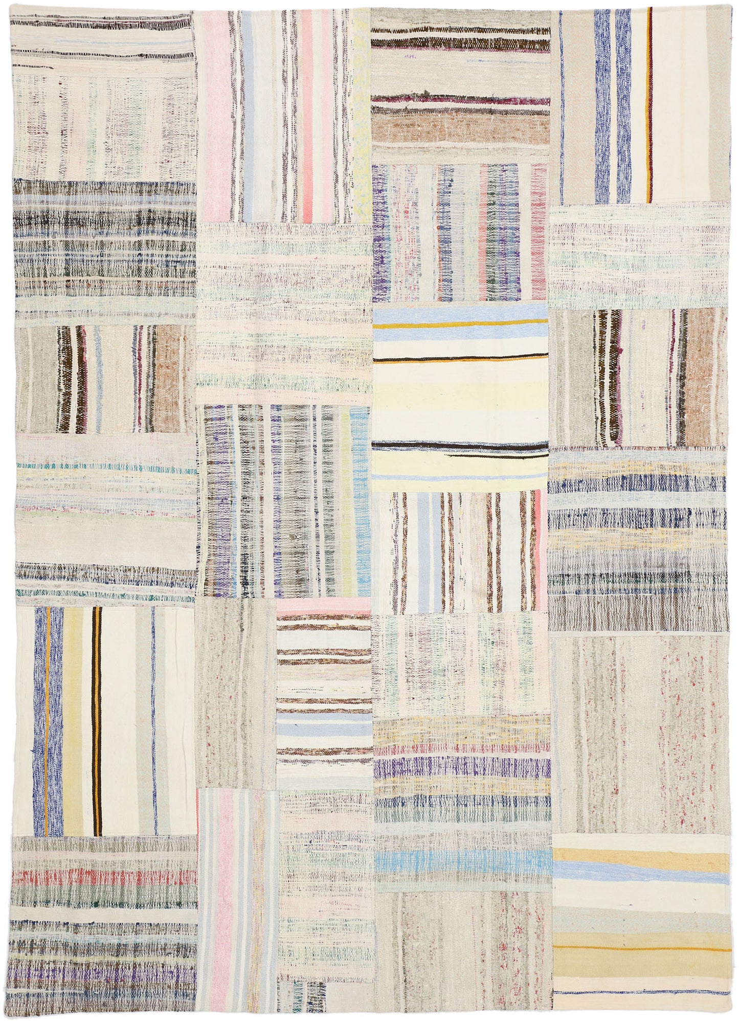 6 x 9 Vintage Patchwork Kilim Rug 51586