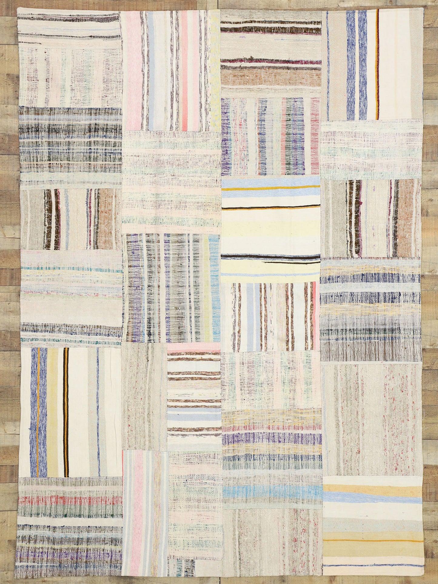 6 x 9 Vintage Patchwork Kilim Rug 51586