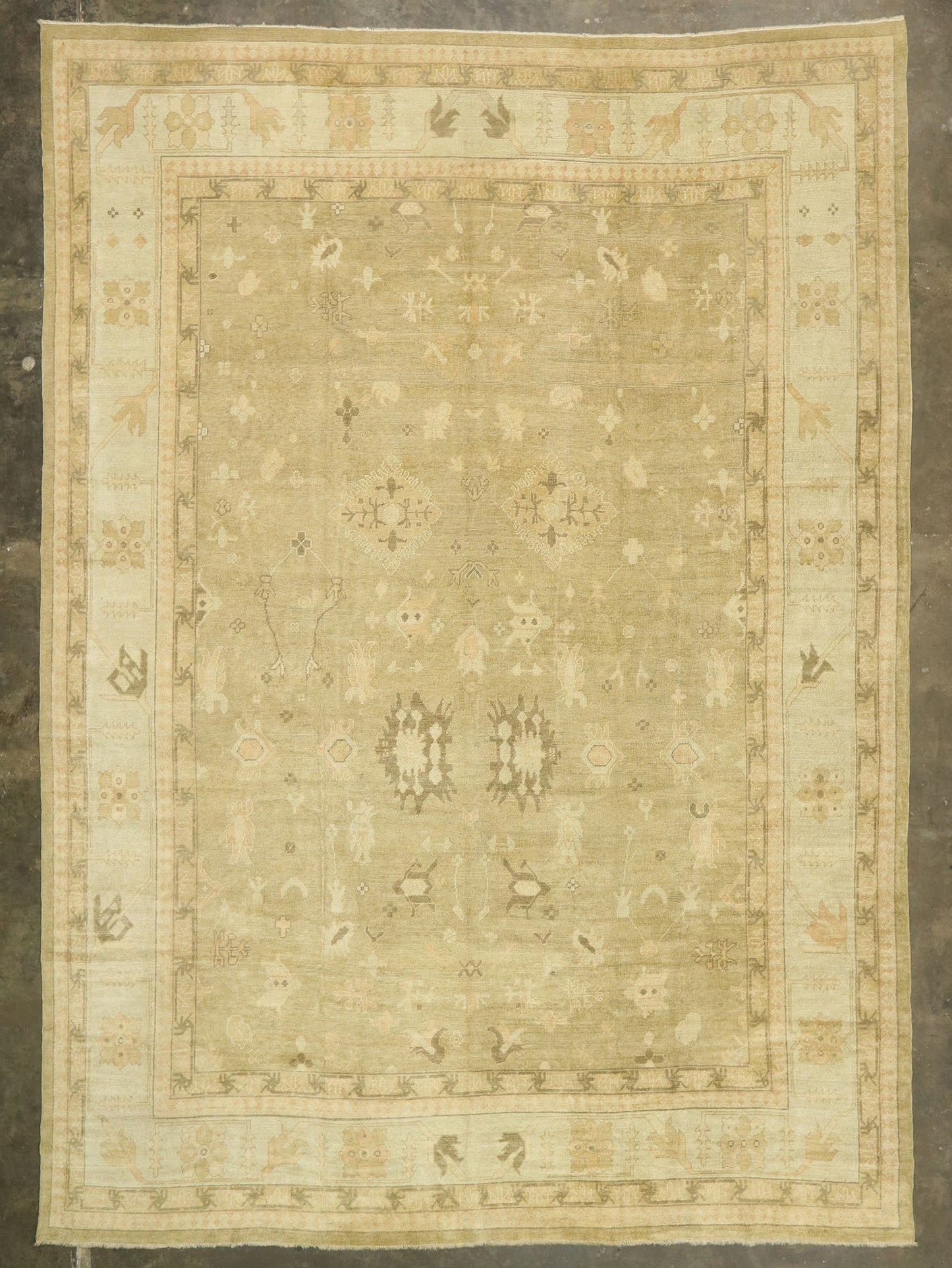 13 x 18 Turkish Oushak Rug 51595