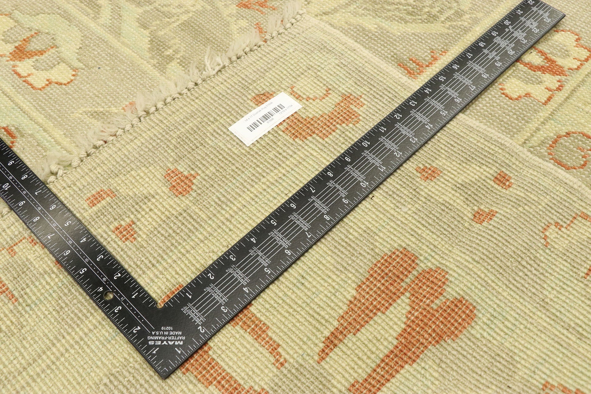 14 x 17 Turkish Oushak Rug 51596